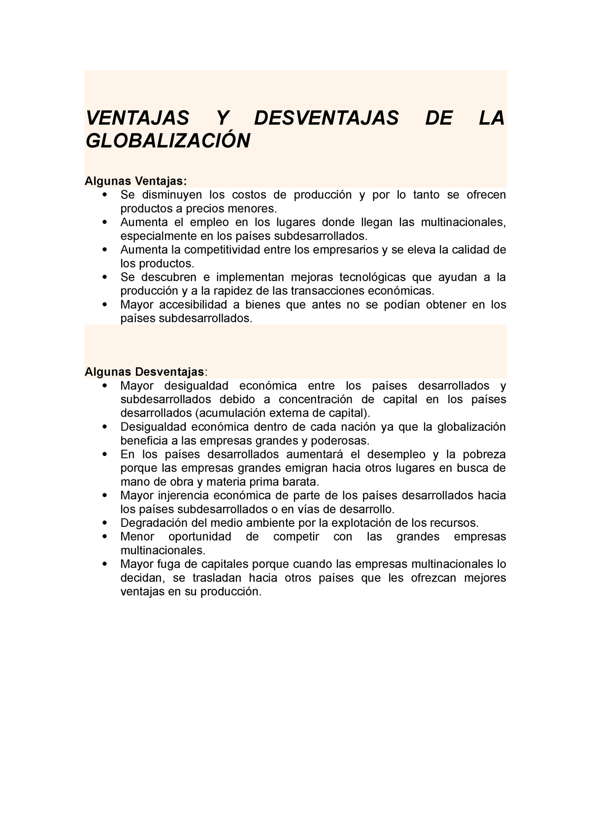 La Globalizaci N En La Familia Beneficio O Amenaza Ventajas Y Desventajas A Considerar